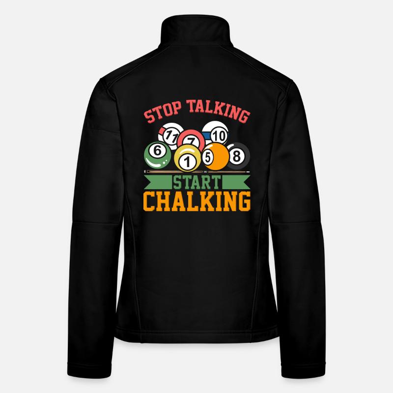 Billard Witz Frauen Softshelljacke
