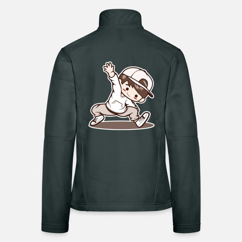 Kleiner Breakdancing Junge Frauen Softshelljacke