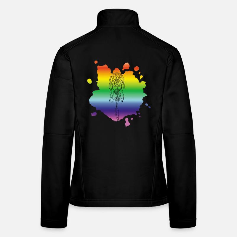 Multicolored Dreamcatcher Women's Softshell Jacket