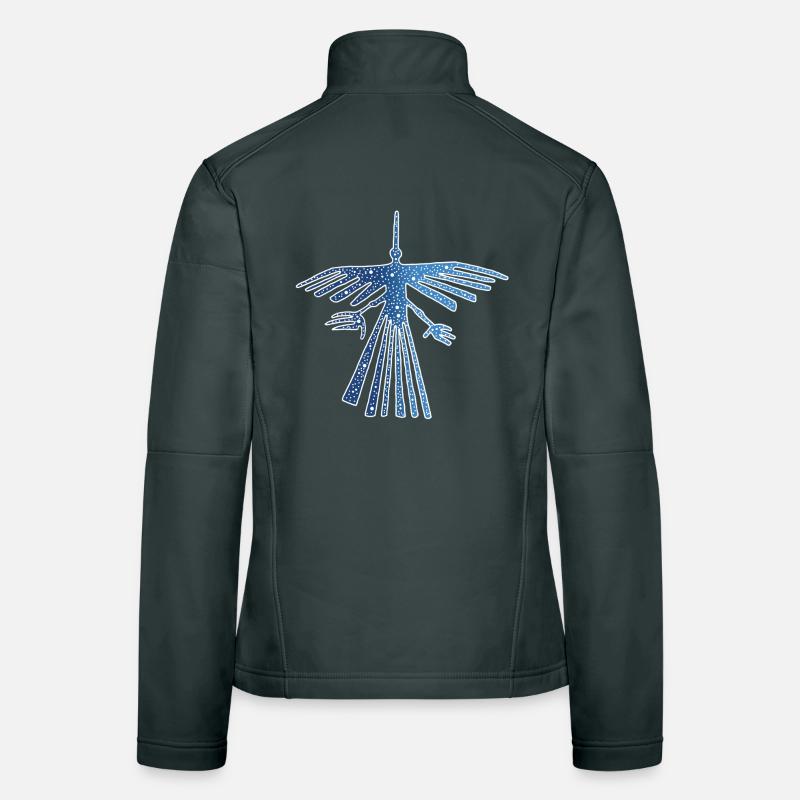 Nazca Vogeltier Frauen Softshelljacke