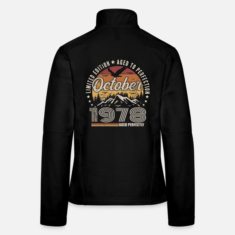 October 1978 Birthday Gift - October 1978 Women's Softshell Jacket