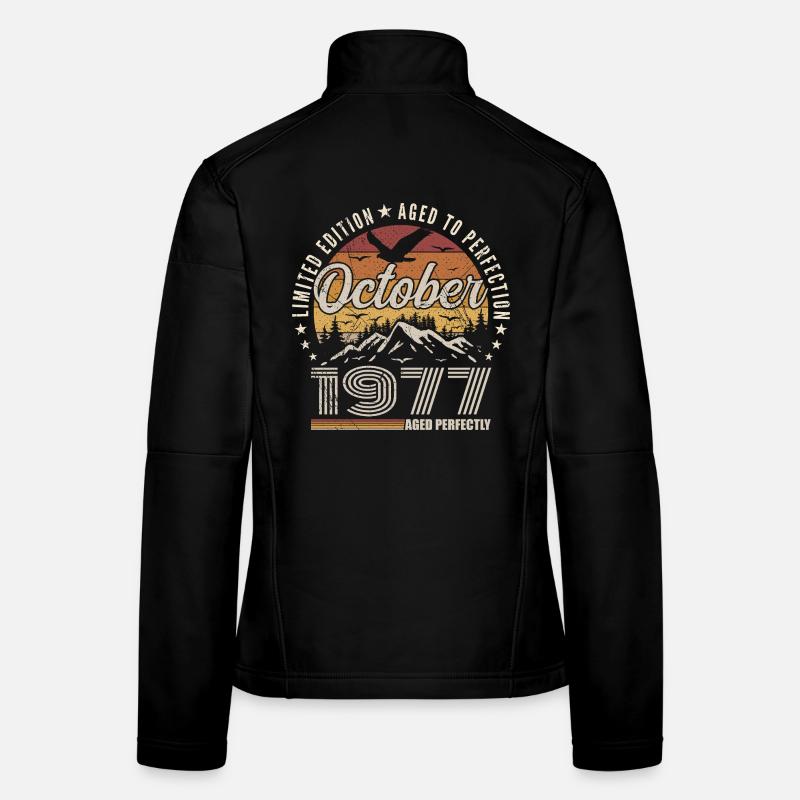 October 1977 Birthday Gift - October 1977 Women's Softshell Jacket