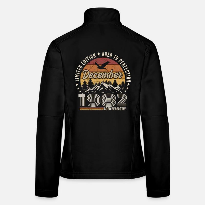 Décembre 1982 Édition Originale Cadeau décembre  Veste en tissu softshell Femme