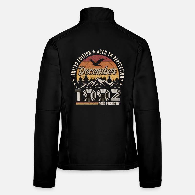 Décembre 1992 Édition Originale Cadeau décembre  Veste en tissu softshell Femme