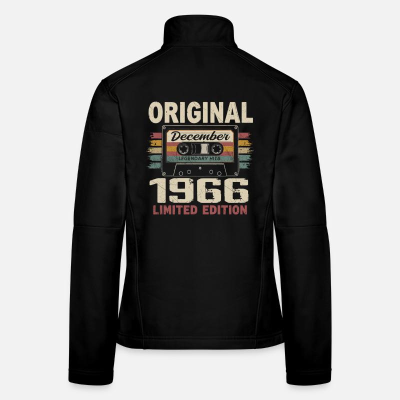 Cadeau D'anniversaire Décembre 1966 Veste en tissu softshell Femme