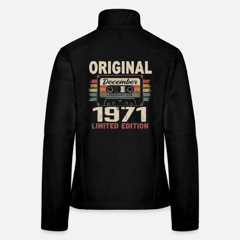 Dezember 1971 Geburtstagsgeschenk Frauen Softshelljacke