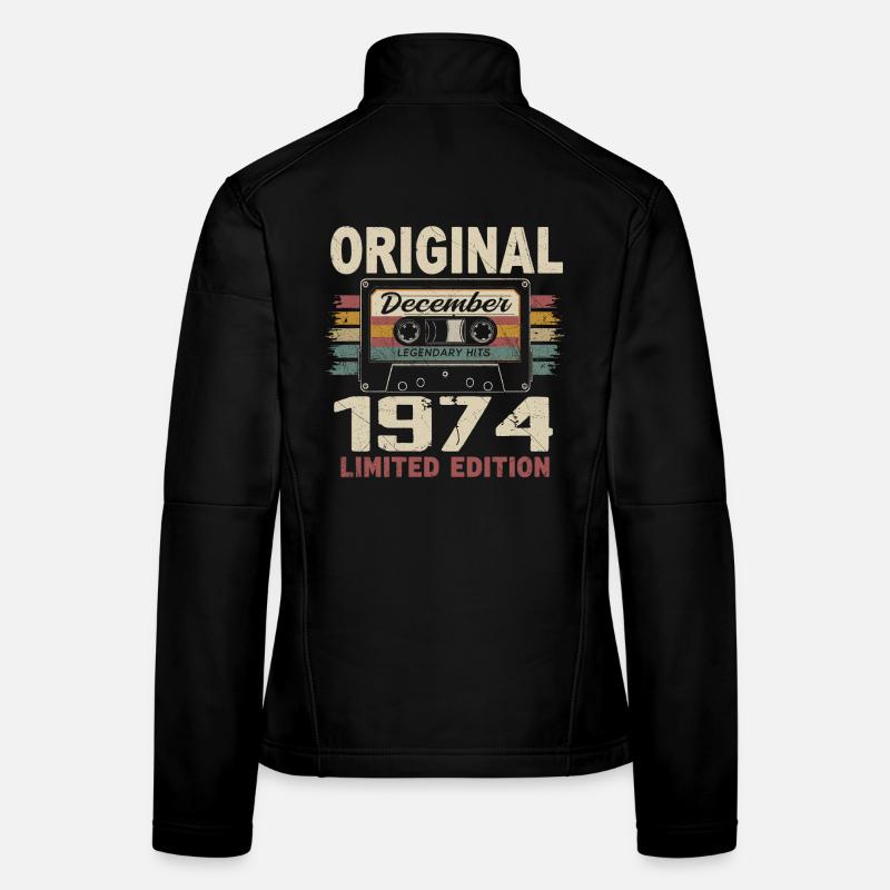 December 1974 Birthday Gift Women's Softshell Jacket