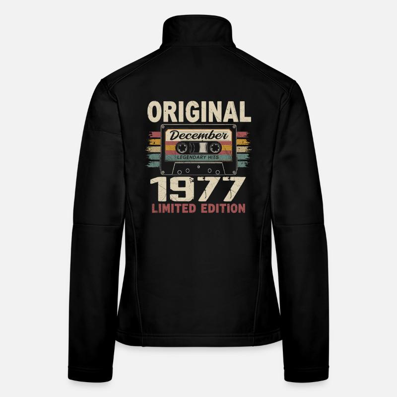 December 1977 Birthday Gift Women's Softshell Jacket