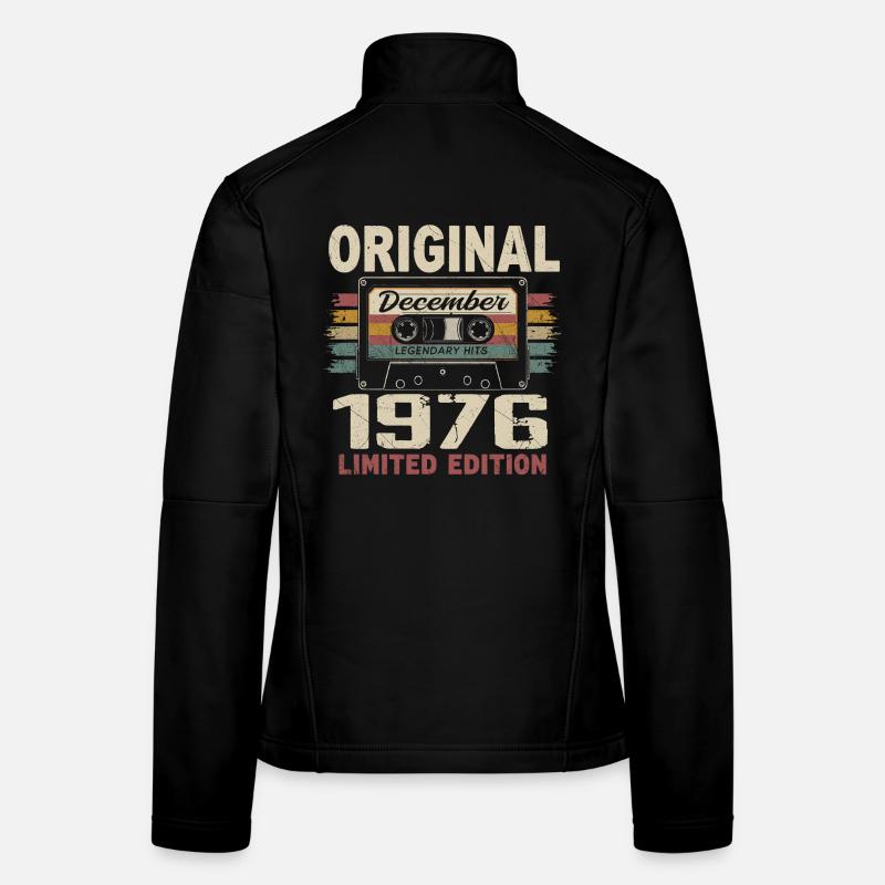 Cadeau D'anniversaire Décembre 1976 Veste en tissu softshell Femme