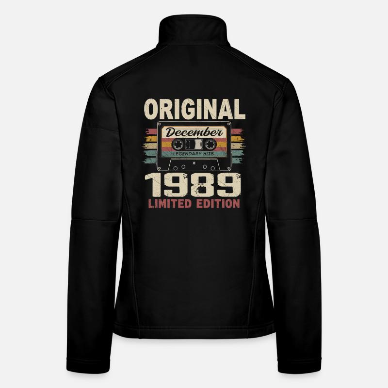 Cadeau D'anniversaire Décembre 1989 Veste en tissu softshell Femme