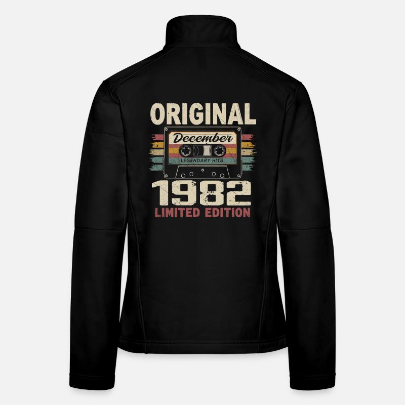 December 1982 Birthday Gift Women's Softshell Jacket