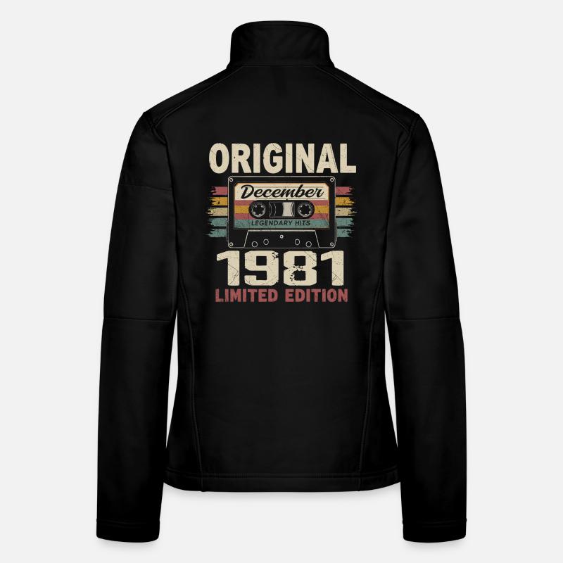 December 1981 Birthday Gift Women's Softshell Jacket