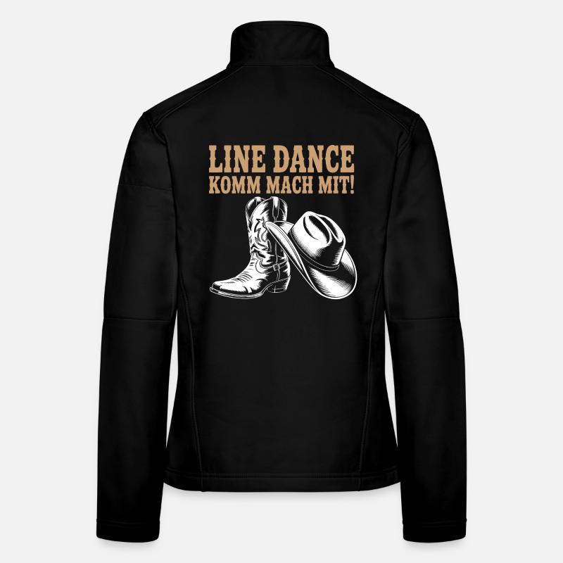 Line Dance Komm mach mit! Cowboyhut Westernstiefel Frauen Softshelljacke