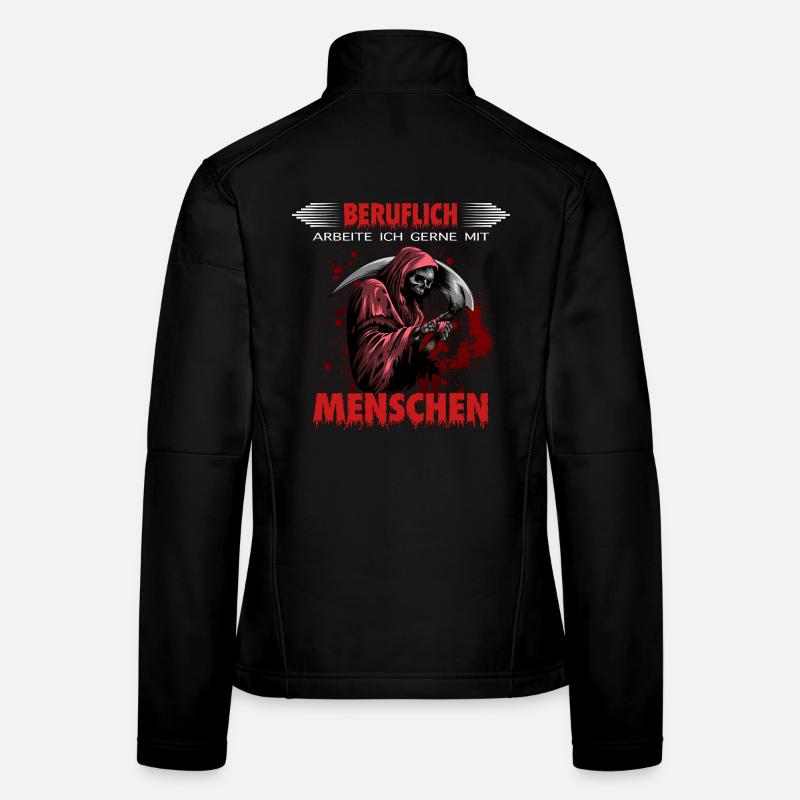 Professionally, I like to work with people Women's Softshell Jacket