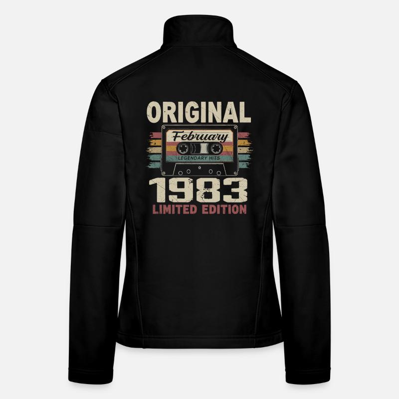 Februar 1983, Februar 1983 Geburtstagsgeschenk Frauen Softshelljacke