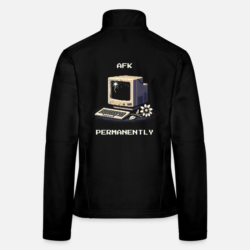 AFK Forever | Undertaker black humor Women's Softshell Jacket