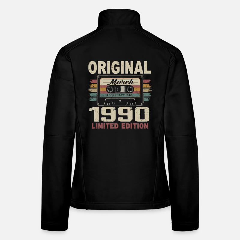 Mars 1990 Vintage mars 1990 Veste en tissu softshell Femme