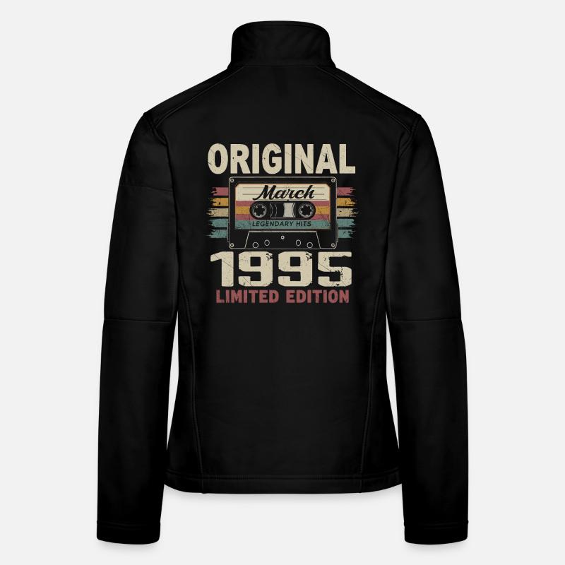 Mars 1995 Vintage mars 1995 Veste en tissu softshell Femme