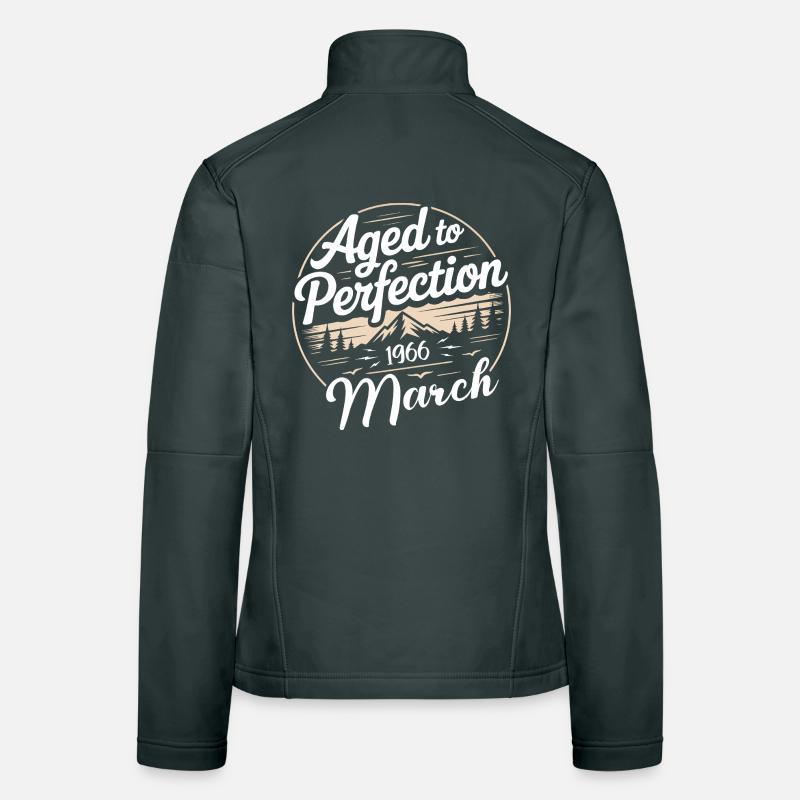 Birthday present march 1966 Women's Softshell Jacket