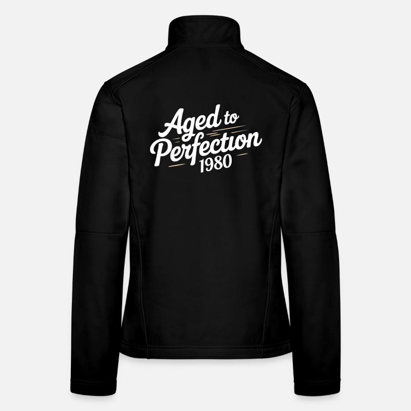 1980 Conception du 46 – Pour 46 ans Veste en tissu softshell Femme