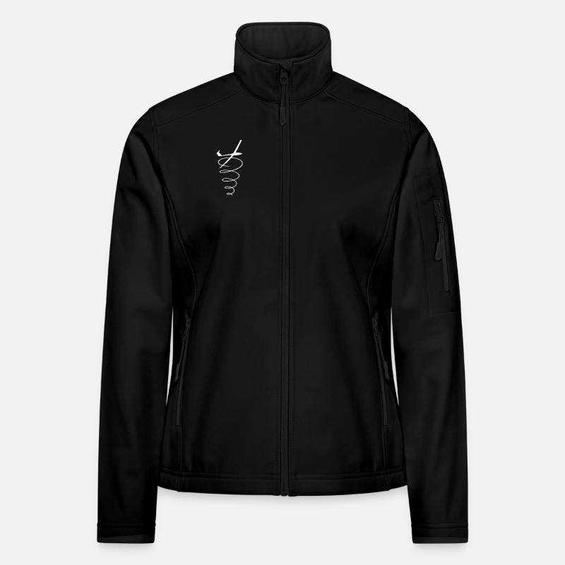 Thermalling Glider Bright - Frauen Softshelljacke - Schwarz
