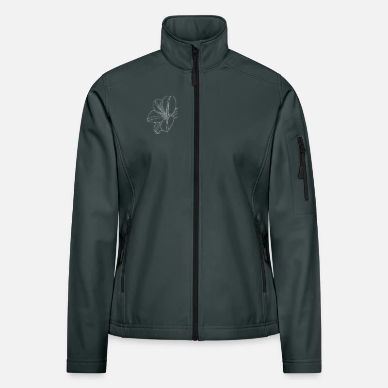 Lys Veste en tissu softshell Femme