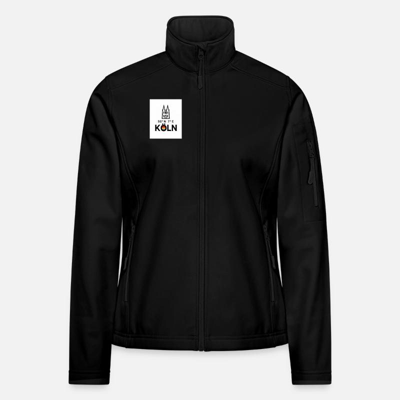 Köln Kompass 50°N 7°E Skyline Frauen Softshelljacke
