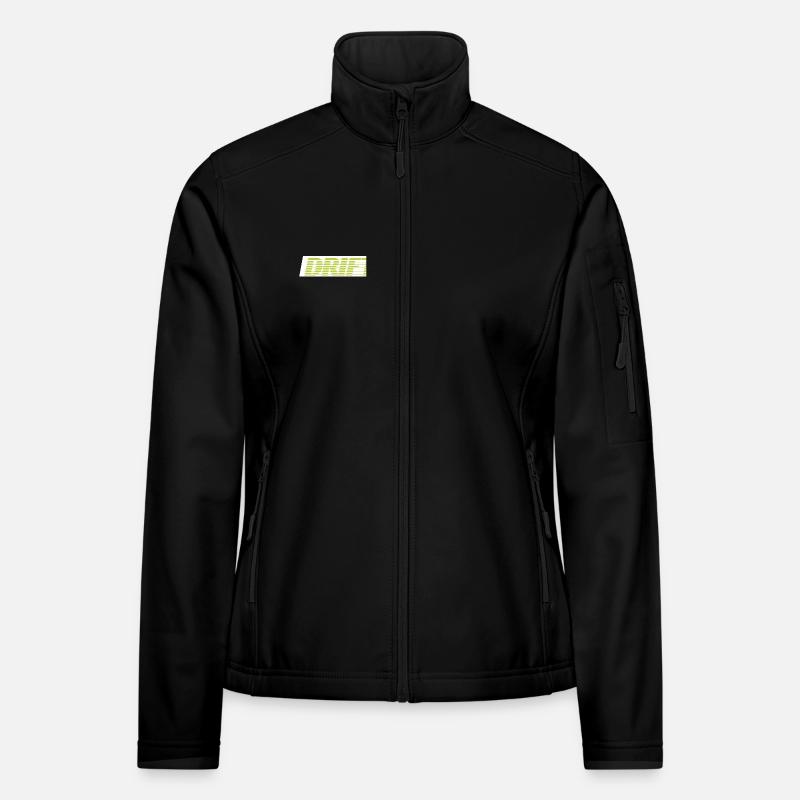 Drift Green - Women's Softshell Jacket - black