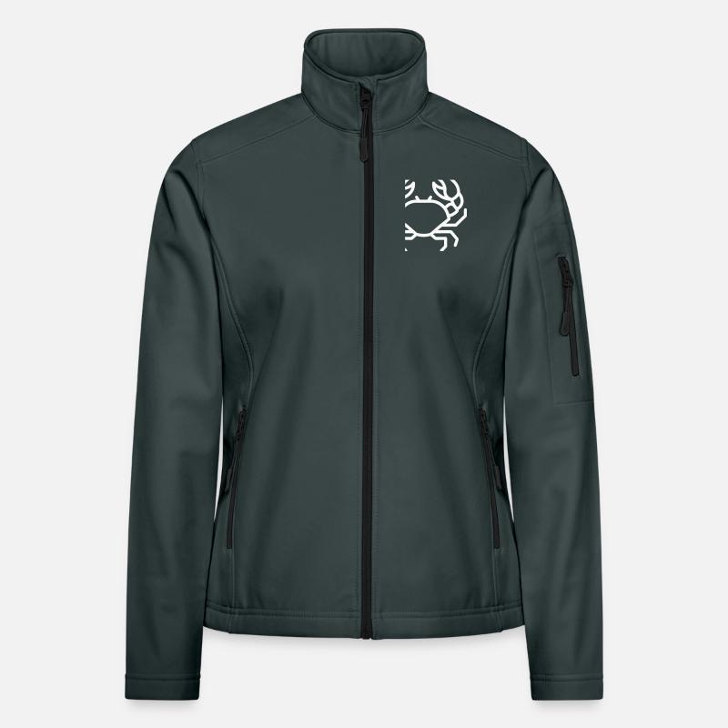 Minimalist Crab Online Women's Softshell Jacket