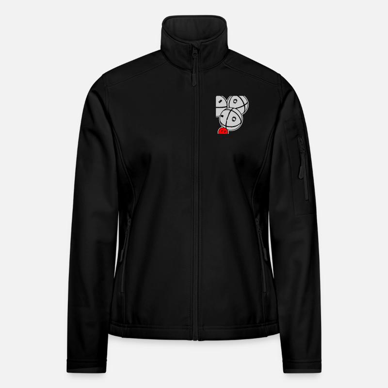 Petanque Kugeln Frauen Softshelljacke