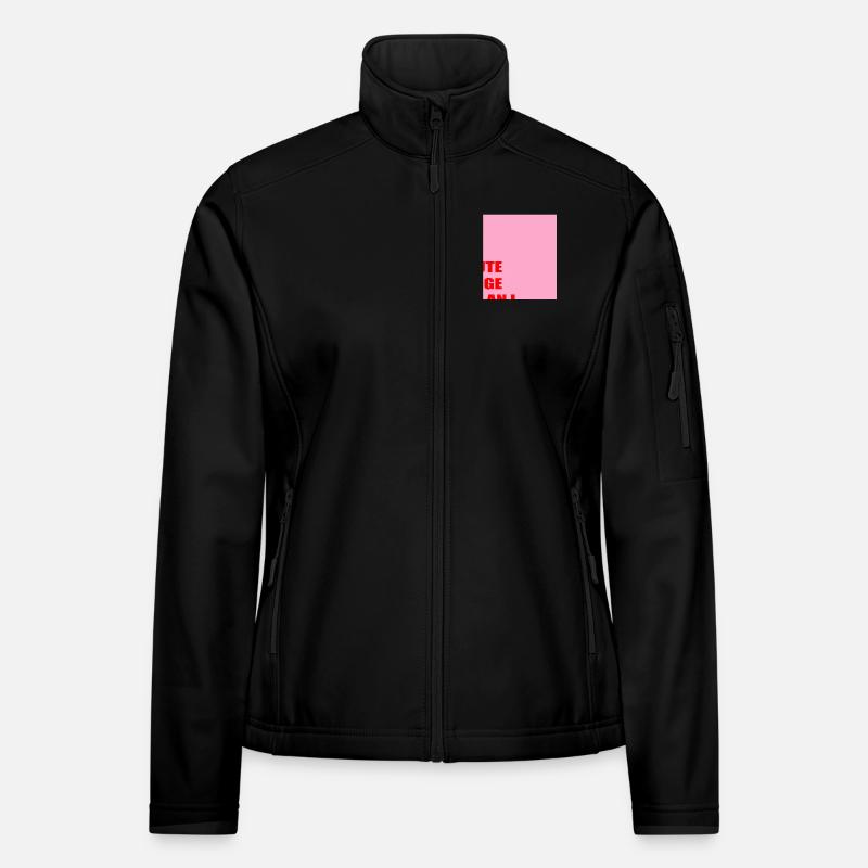 Kraftvolle Motivation Selbstbewusstsein Frauen Softshelljacke