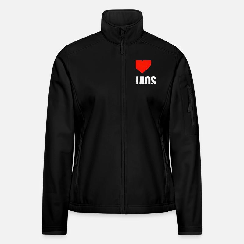 I ❤️ Chaos - Women's Softshell Jacket - black