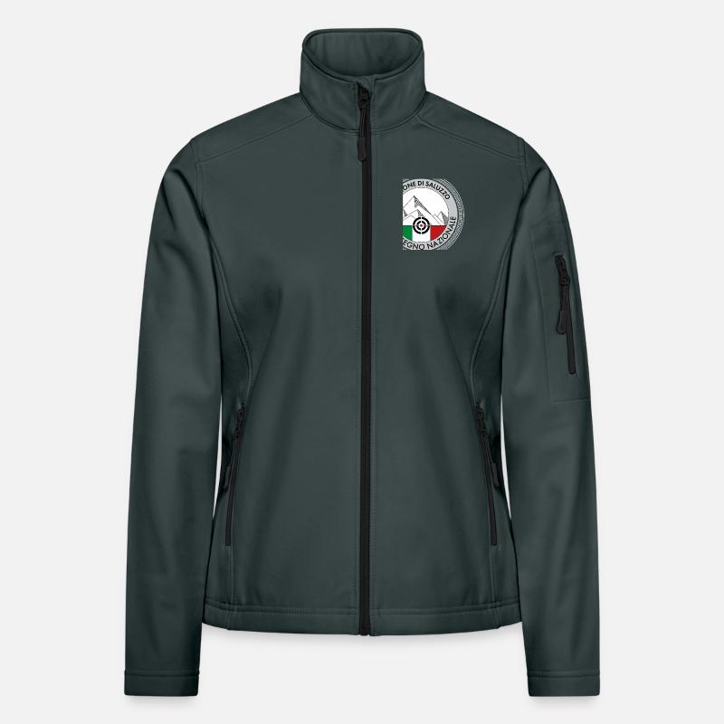 TSN-SALUZZO – Frontlogo Frauen Softshelljacke