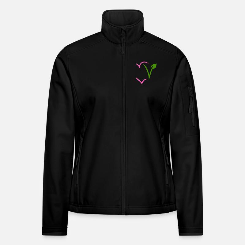 Vegan Heart Women's Softshell Jacket