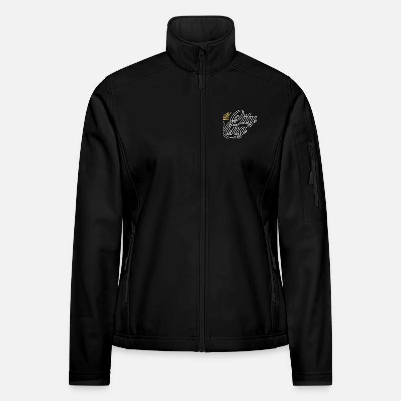 City King - Frauen Softshelljacke - Schwarz