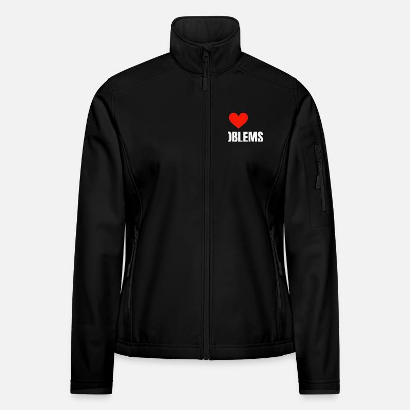 I ❤️ Problems Women's Softshell Jacket