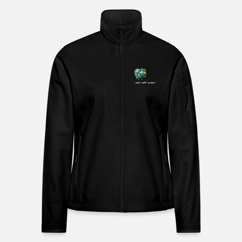Protégez notre planète blanche Veste en tissu softshell Femme
