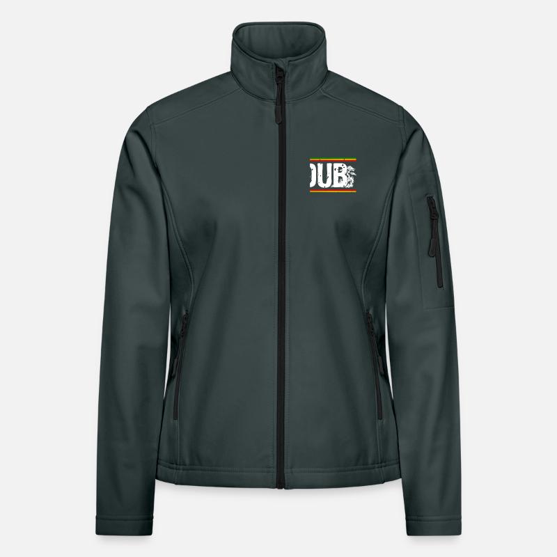 Forêt de Dub Roots Reggae Veste en tissu softshell Femme
