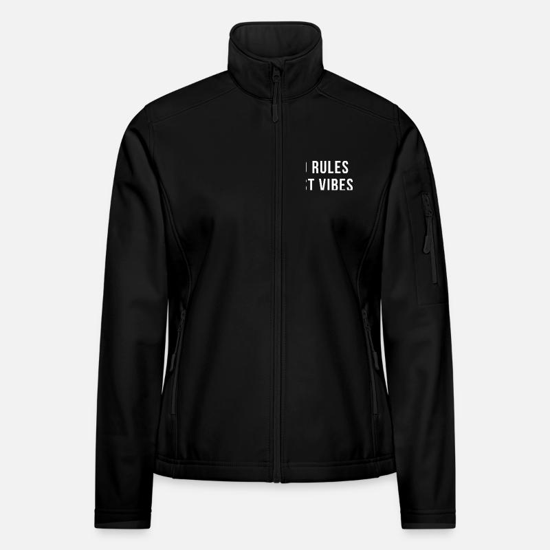No Rules Only Vibes Chemise Veste en tissu softshell Femme