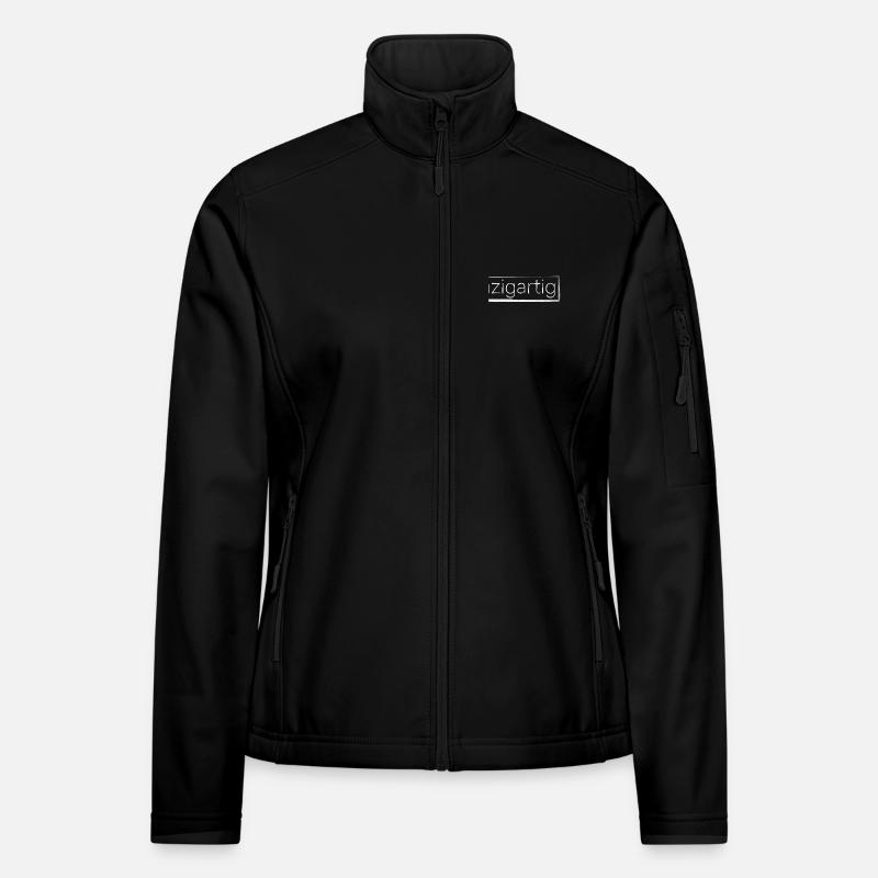 Design signature required - Women's Softshell Jacket - black