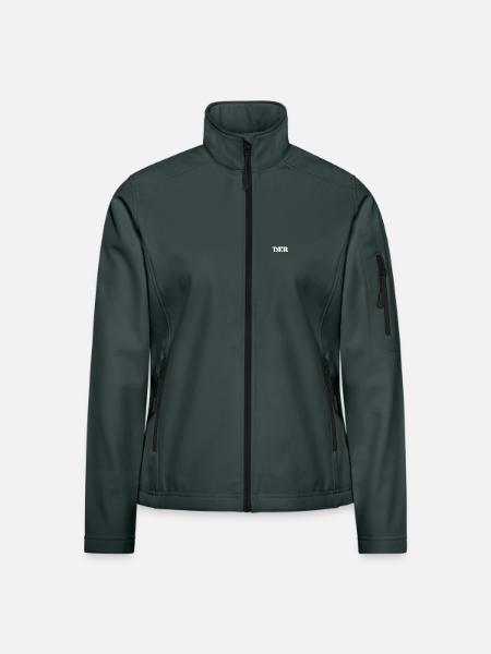 Powder Panic - Frauen Softshelljacke - Dunkelgrau - Vorne