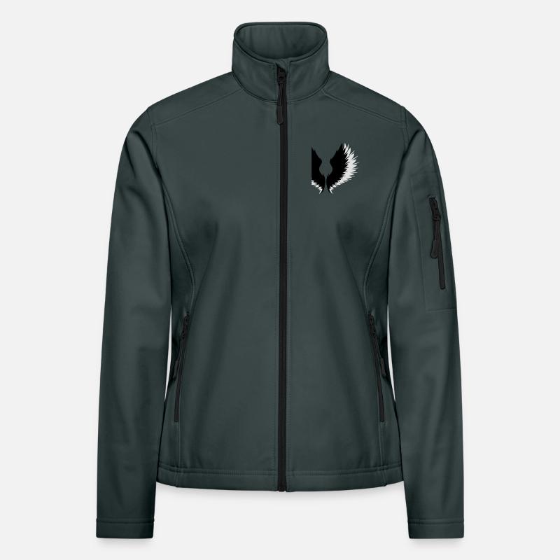 Wings with shadow Women's Softshell Jacket