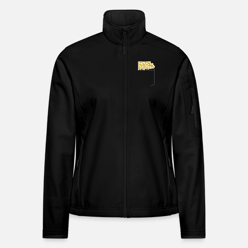 Pop corn Veste en tissu softshell Femme