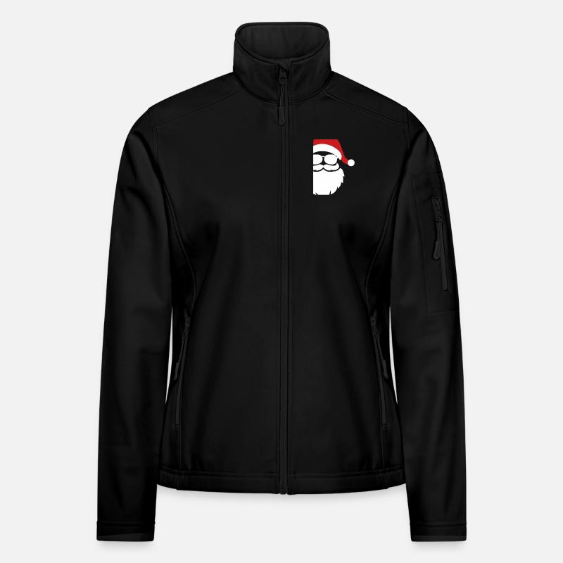 COOL SANTA - Frauen Softshelljacke - Schwarz