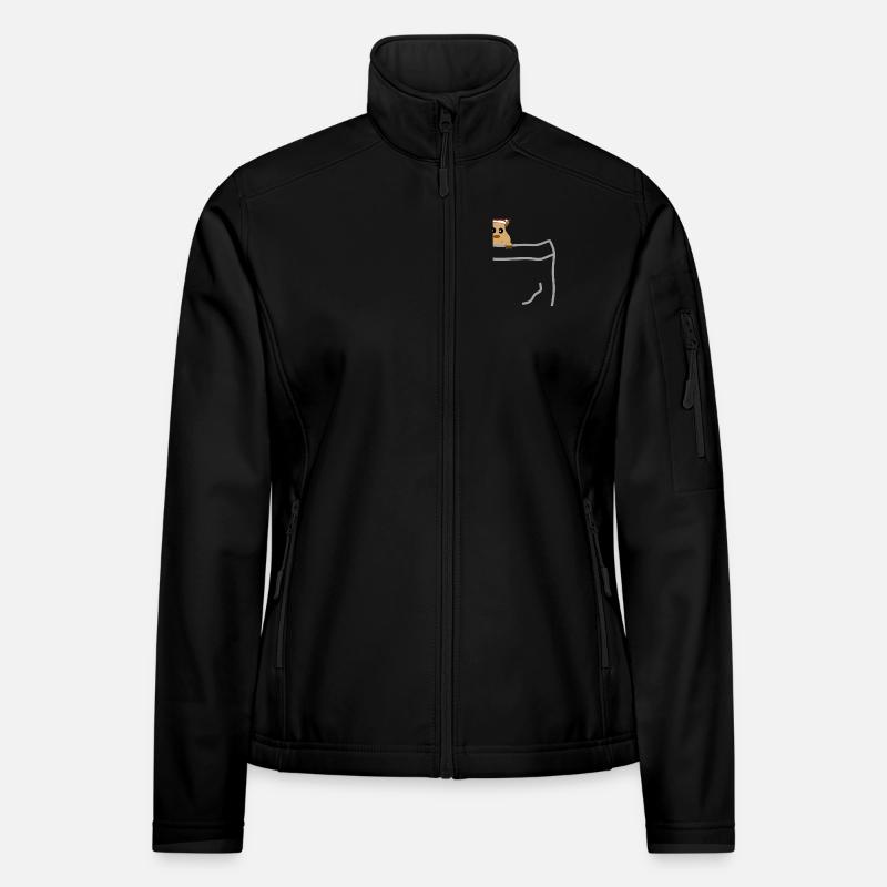 Pockets reindeer Women's Softshell Jacket