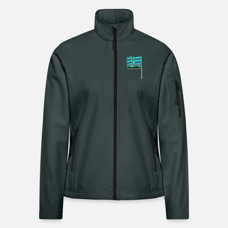 Laissez-passer invité Veste en tissu softshell Femme