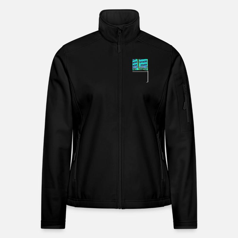 Laissez-passer invité Veste en tissu softshell Femme