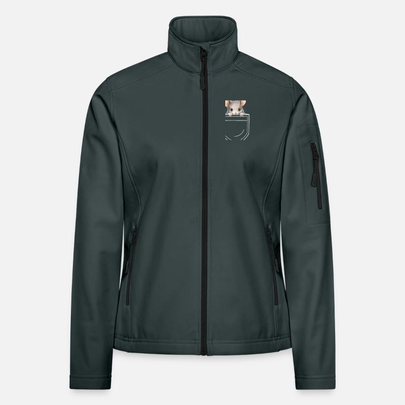 Maus Mäuse Frauen Softshelljacke