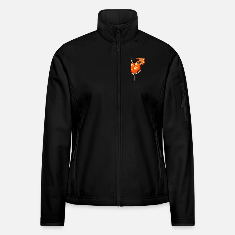 Aperoliker Aperolikerin Party Spritz Geschenkidee Frauen Softshelljacke