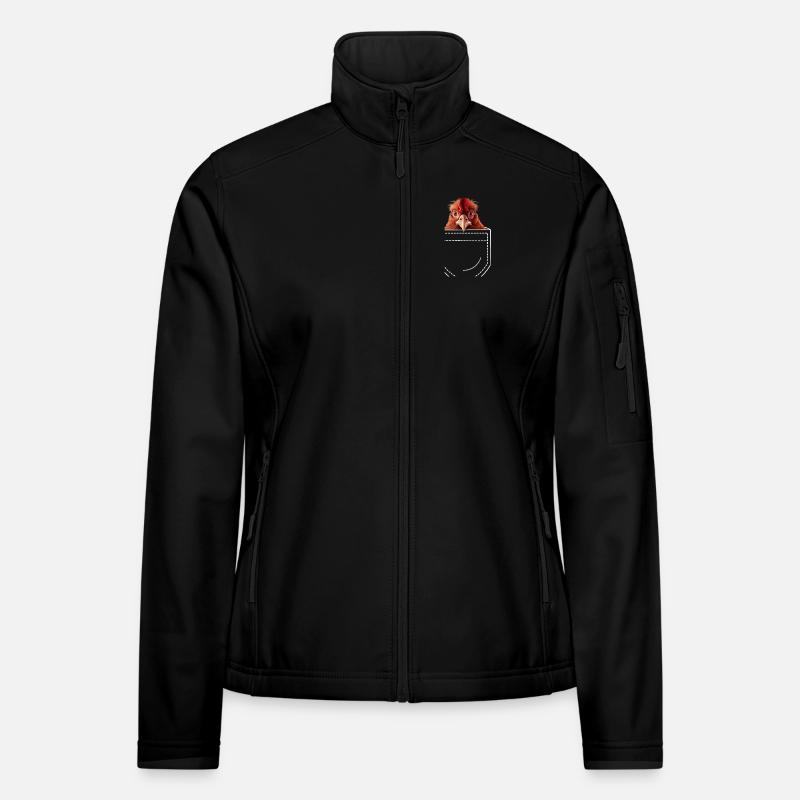 Poulet Veste en tissu softshell Femme
